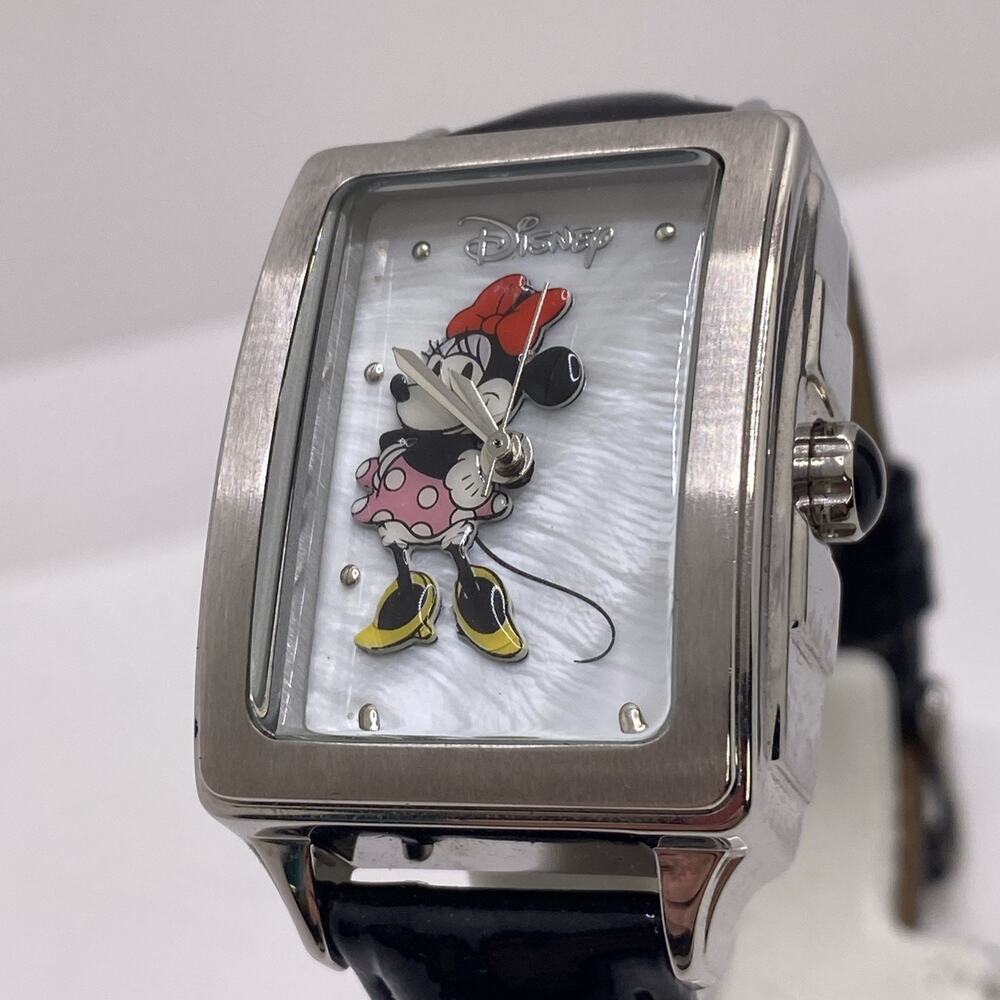 Vintage Minnie Mouse Disney Watch Works New Battery